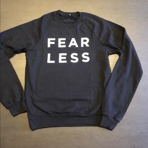 Black Sweatshirt ‘FEAR LESS’ size XS